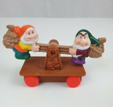 1994 Disney Snow White And The Seven Dwarfs (Happy and Grumpy) McDonald&#39;s Toy - £3.03 GBP