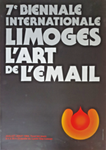 7EME World Biennale Limoges - ART YL &#39;em Ajo -Original poster-1984 - $167.58