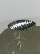 Shrimp design band slender pinky ring sterling silver women girls - $27.72