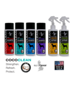Isle Of Dogs Coco Clean Natural SHAMPOO &amp; BRUSH SPRAYS SET Conditions SO... - $48.79 CAD
