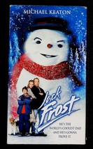 Jack Frost VHS 1999 Slip Sleeve Christmas Movie 90s Michael Keaton Blockbuster - £3.92 GBP