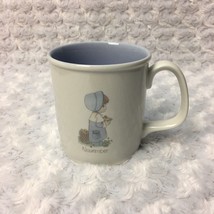 Precious Moments White Ceramic Coffee Tea Cup Mug November Birthday Vintage 1987 - £7.46 GBP