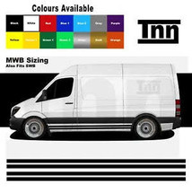 Side Stickers Graphics Decals Stripes For Mercedes Sprinter Van Camper M... - £40.05 GBP