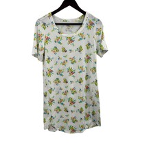 Jenni Printed Sleep Shirt Neon Floral Size XS New - £13.68 GBP