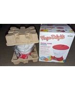 Rival Snow Cone Maker Red Frozen Delights Push Easy To Use NEW Open Box - £35.80 GBP