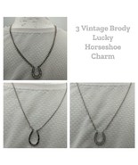 Vintage Lucky Shoe Necklaces 3 Bundle Different Styles Fashion Brody - £6.22 GBP
