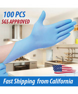 [SGS Approved] 100PCS Nitrile Rubber Disposable Gloves for Kitchen Garde... - £9.44 GBP