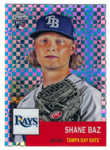 2022 Topps Chrome Platinum #231 Shane Baz Tampa Bay Rays Rookie Card X-Fractor - £2.57 GBP