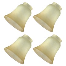 Glass Shade Replacement For Ceiling Fan, 4 Pack Vintage Farmhouse Glass Covers F - £52.11 GBP