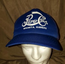 VINTAGE PEPSI COLA Wichita Kansas SNAPBACK CAP HAT MESH TRUCKER MADE IN ... - $15.00