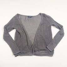 ModCloth Womens Sweater Gray XXS Long Sleeve Open Front Cardigan Knit - €10,10 EUR