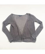 ModCloth Womens Sweater Gray XXS Long Sleeve Open Front Cardigan Knit - €10,10 EUR