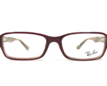 Ray-Ban Eyeglasses Frames RB5161 2385 Brown Red Rectangular Full Rim 53-... - $55.88