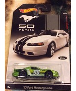 Hot Wheels Mustang 50 Years 05/08 - '03 Ford Mustang Cobra - $25.43