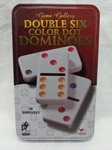 Game Gallery Double Six Color Dot Dominoes Complete - £7.11 GBP