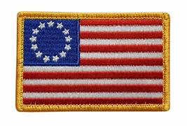 Betsy Ross USA American Flag Tactical Patch [Hook Fastener - 3.0 X 2.0 BS-5] - £6.83 GBP