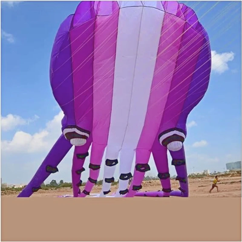 5-color 3D Octopus Soft Kite 15M Colorful Adults Kite Easy To Fly Perfect for - £238.27 GBP
