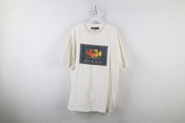 Vintage 90s Streetwear Mens XL Distressed Hawaii Fish Short Sleeve T-Shi... - $39.55