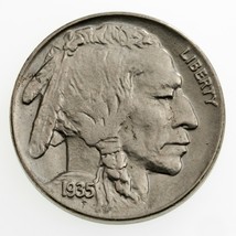 1935 5C Buffalo Nickel Choice Bu Condition, Excellent Eye Appeal, Comple... - $52.04
