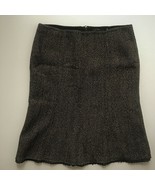 Tahari Reversible Wool Tweed Skirt Lace Hem - £14.30 GBP