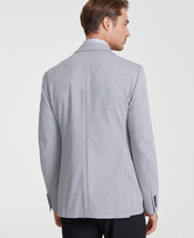 Calvin Klein Men&#39;s Slim-Fit Solid Knit Sport Coat - Light Grey - $57.00