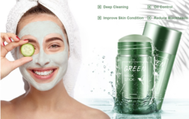 Green Tea Mask Stick Blackhead Remover Clay Face Mask Oil Control Acne Remover P - £7.16 GBP