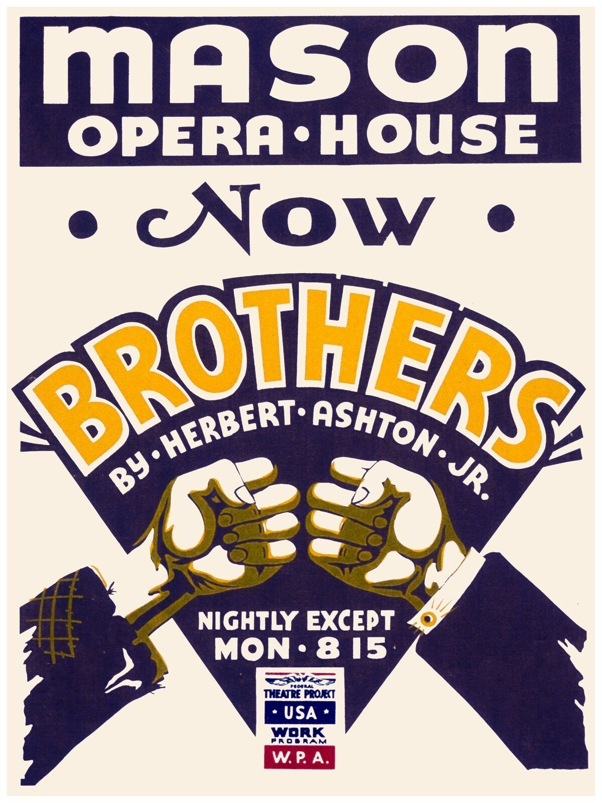2623.Mason Opera House"Brothers"musical 18x24 Poster.Home Decorative design Art.