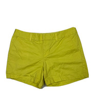 Tommy Hilfiger Women Size 10 (Measure 32x4) Yellow Chino Shorts Casual - $11.07