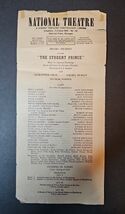 March 11th 1945 National Theatre Playbill -MESSRS SHUBERT- The Student P... - $47.52