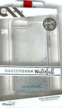 NEW Case-Mate Naked Tough iPhone 7/6 WATERFALL Case Iridescent Diamond Clear - $7.47