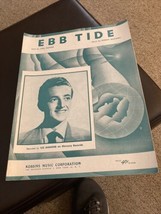 Vintage 1940 &quot;EBB TIDE&quot; Music by Robert Maxwell~Carl Sigman Sheet Music - £4.59 GBP