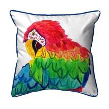 Betsy Drake Parrot Head Large Indoor Outdoor Pillow  18x18 - £37.59 GBP