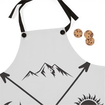 Minimalist Symbol Apron Poly Twill Custom Design Lightweight Durable Coo... - £28.78 GBP