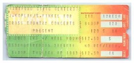 Neil Jeune Concert de Ticket Stub Février 10 1983 Hartford - £40.46 GBP