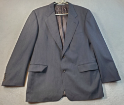 HUGO BOSS Blazer Coat Men Size 40R Gray Long Sleeve Single Breasted 2 Button EUC - £27.54 GBP