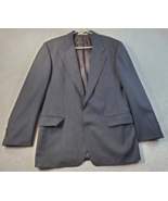HUGO BOSS Blazer Coat Men Size 40R Gray Long Sleeve Single Breasted 2 Bu... - £26.86 GBP