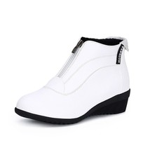 Women Zipper Ankle Boots Ladies Warm Winter Short Plush Short Boot Femal... - £31.51 GBP