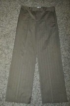 Womens Dress Pants Old Navy Brown Stretch Flat Front Casual-size 6 - $8.91