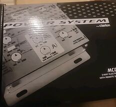 Clarion Mcd360 3 Way 6 Channel Electronic Crossover with Subwoofer Control - $187.73