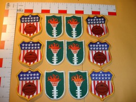 USA Basketball Olympic torch patches 12 total patches - £13.44 GBP