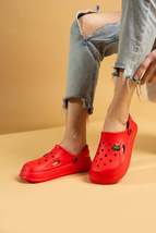 Women Red Eva Deniz Beach Cook Doctor Nurse Hospital Confort Comfortable Sandals - £18.06 GBP
