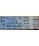 Bon Jovi 2001 Full Ticket Stub Raleigh North Carolina Alltel Pavalion VH... - $20.22 CAD