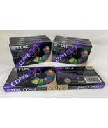 10 TDK CDing-II 90 Minutes Blank Audio Cassette Tapes Slimline EcoCase H... - £49.05 GBP