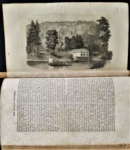 1839 antique NEW ENGLAND GAZETTEER history genealogy asylum bays towns capes - £136.89 GBP