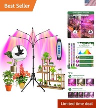 Multi-Function Full Spectrum Grow Light with Remote &amp; Adjustable Clip Stand - $45.00