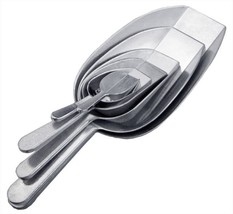 Aluminum, Flat Bottom, Glaçon Scoop, 4, 7 Oz, Bar Kitchen Tool ( New ) - £4.50 GBP+