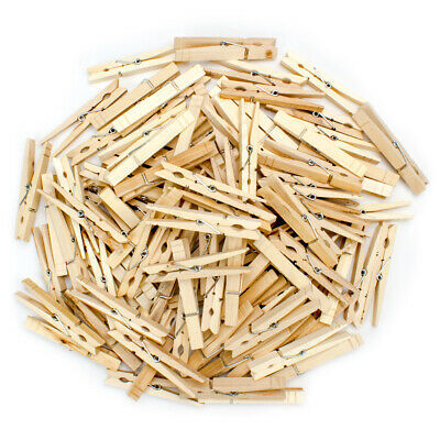 Primary image for Wooden Spring Clothespins, 100-pack
