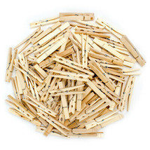 Wooden Spring Clothespins, 100-pack - £21.03 GBP