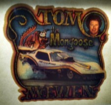 Tom The Mongoose Mcewen Race Car Screamin Glitter Iron-On Decal Donruss 1970s  - £10.03 GBP