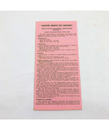 Texas State Teachers Association District V Convention Brochure 1965 - £11.11 GBP